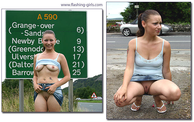 Public Female Flashing