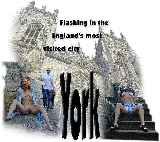 Gina Lorenz flashing in York UK