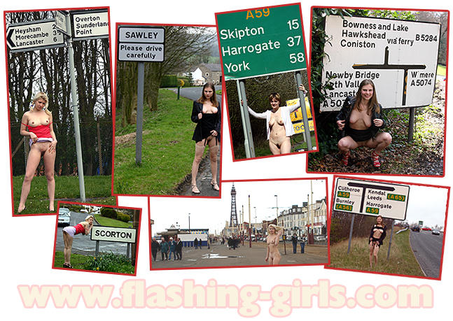 Check the places below to see if there were naked women from FlashingGirls